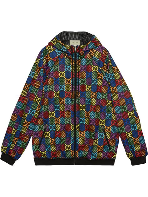 Gucci 2020 GG Psychedelic Hooded Jacket 